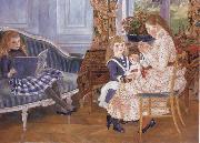Pierre-Auguste Renoir Children-s Afternoon at Wargemont